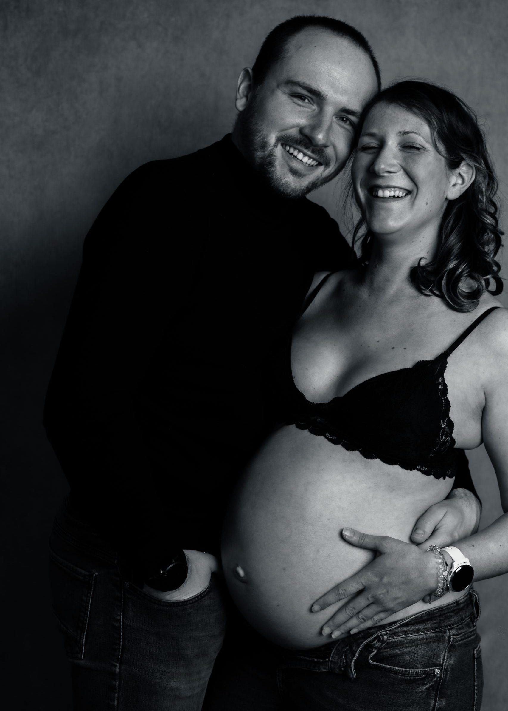 Couple, Grossesse, Photographe , Joséphine nicolle, home studio 7